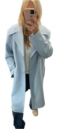 Sky Blue Long Coat