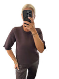 Cream clothing frill sleeve jumper
