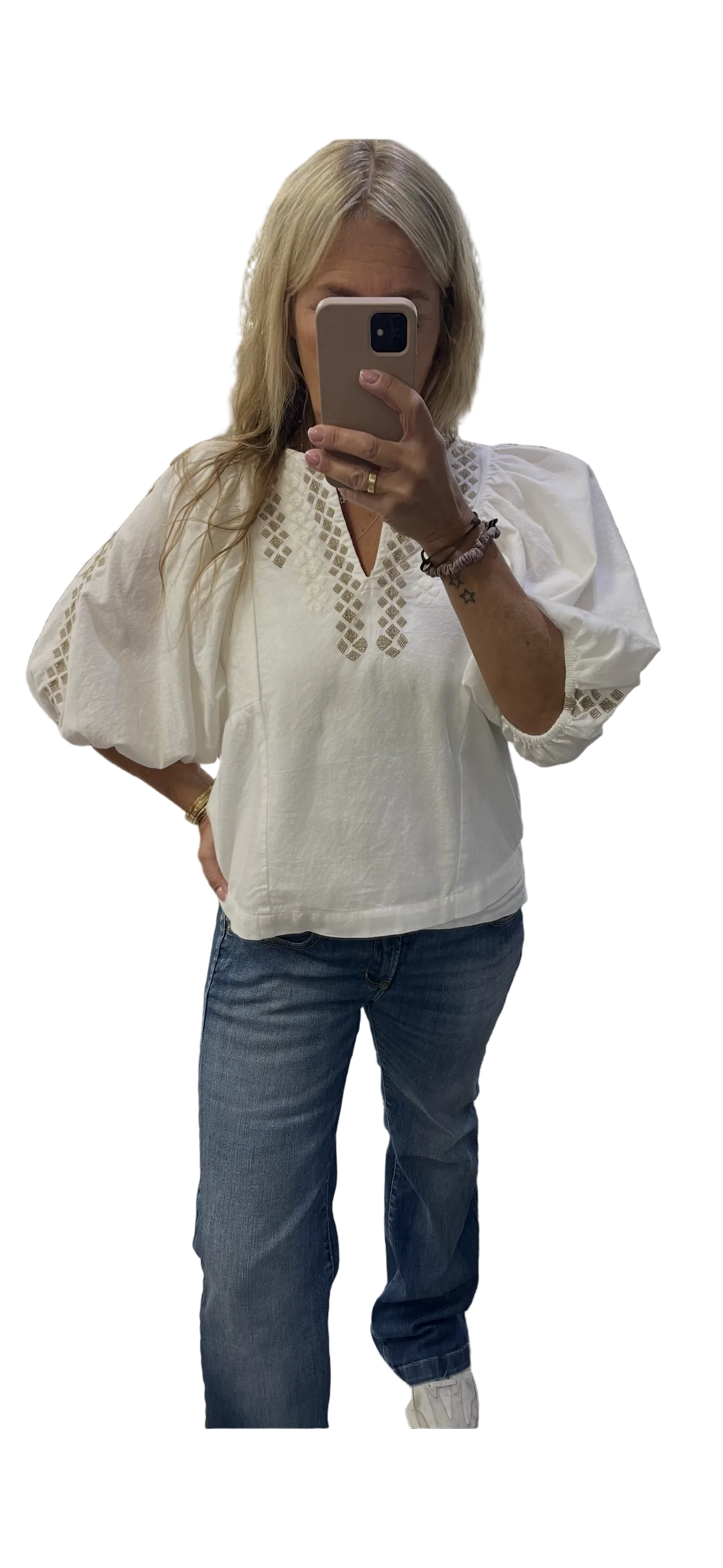 Garcia boho embroidered top