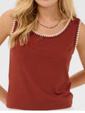 Cream clothing terracotta vest