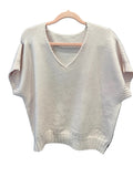 Pink sleeveless knit