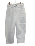 Garcia white barrel jeans