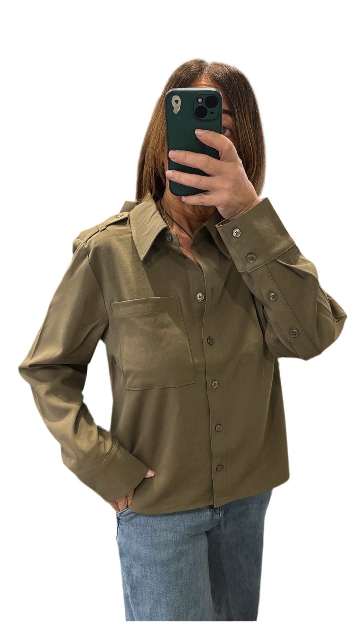 Khaki Military Shirt
