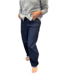 Cream clothing indigo barrel