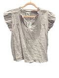 Dust lavender linen top