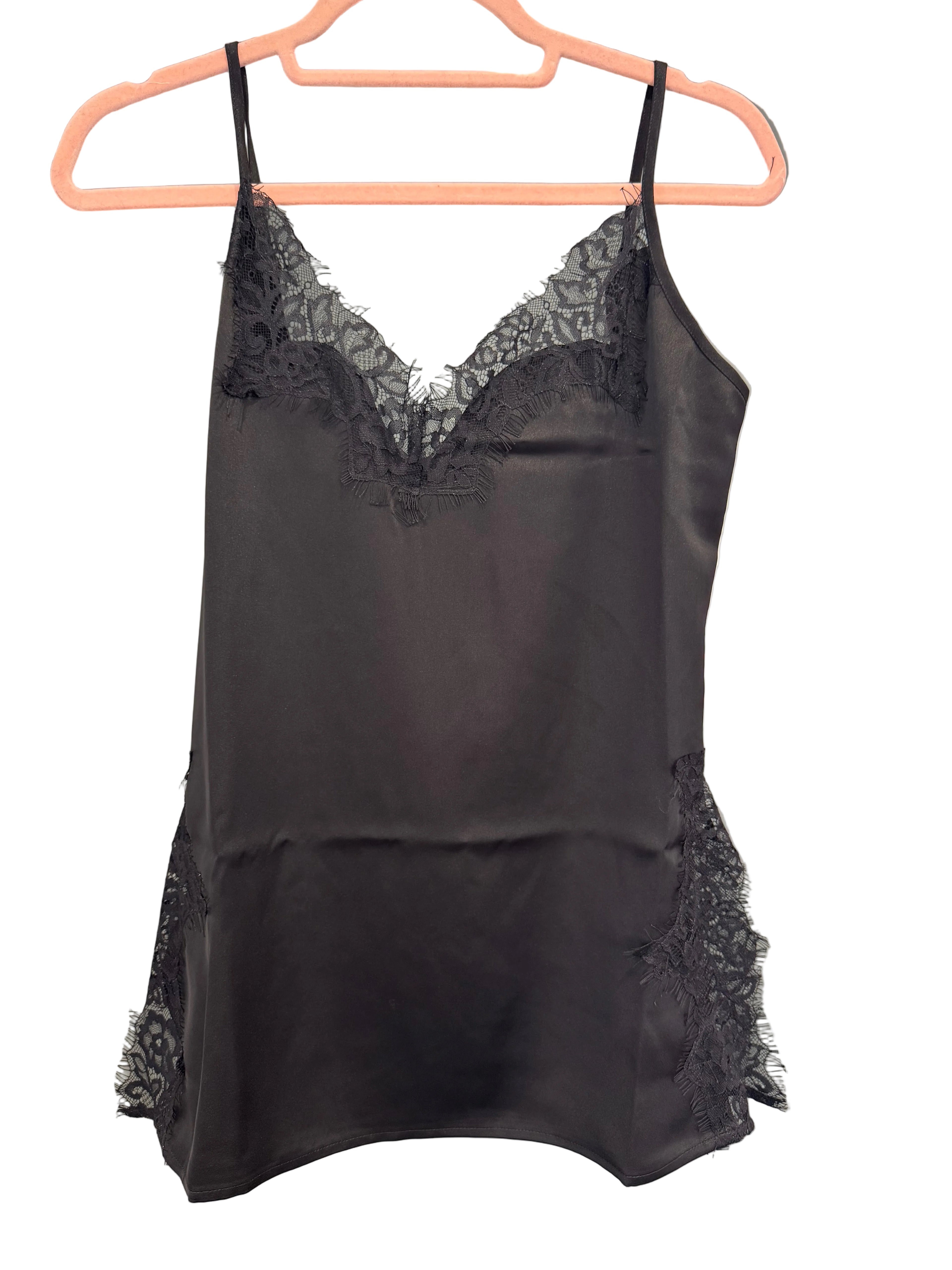 My essential Wardrobe black lace cami