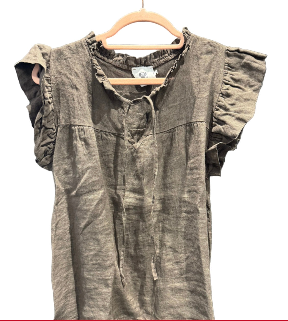 Mocha Linen top