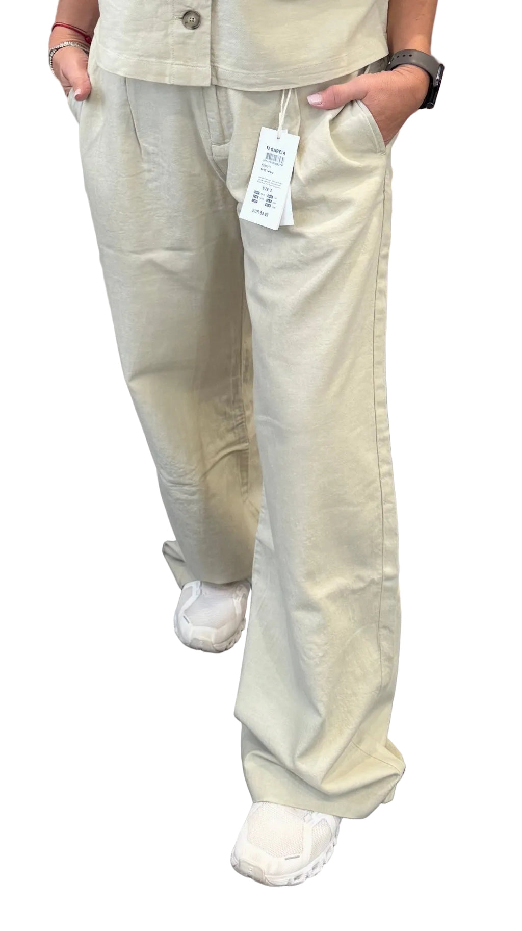 Garcia olive military trousers