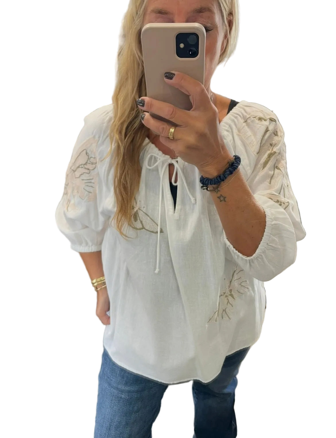 Cream clothing