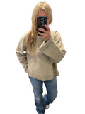 Stone high neck jumper
