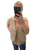 Cream clothing waistcoat