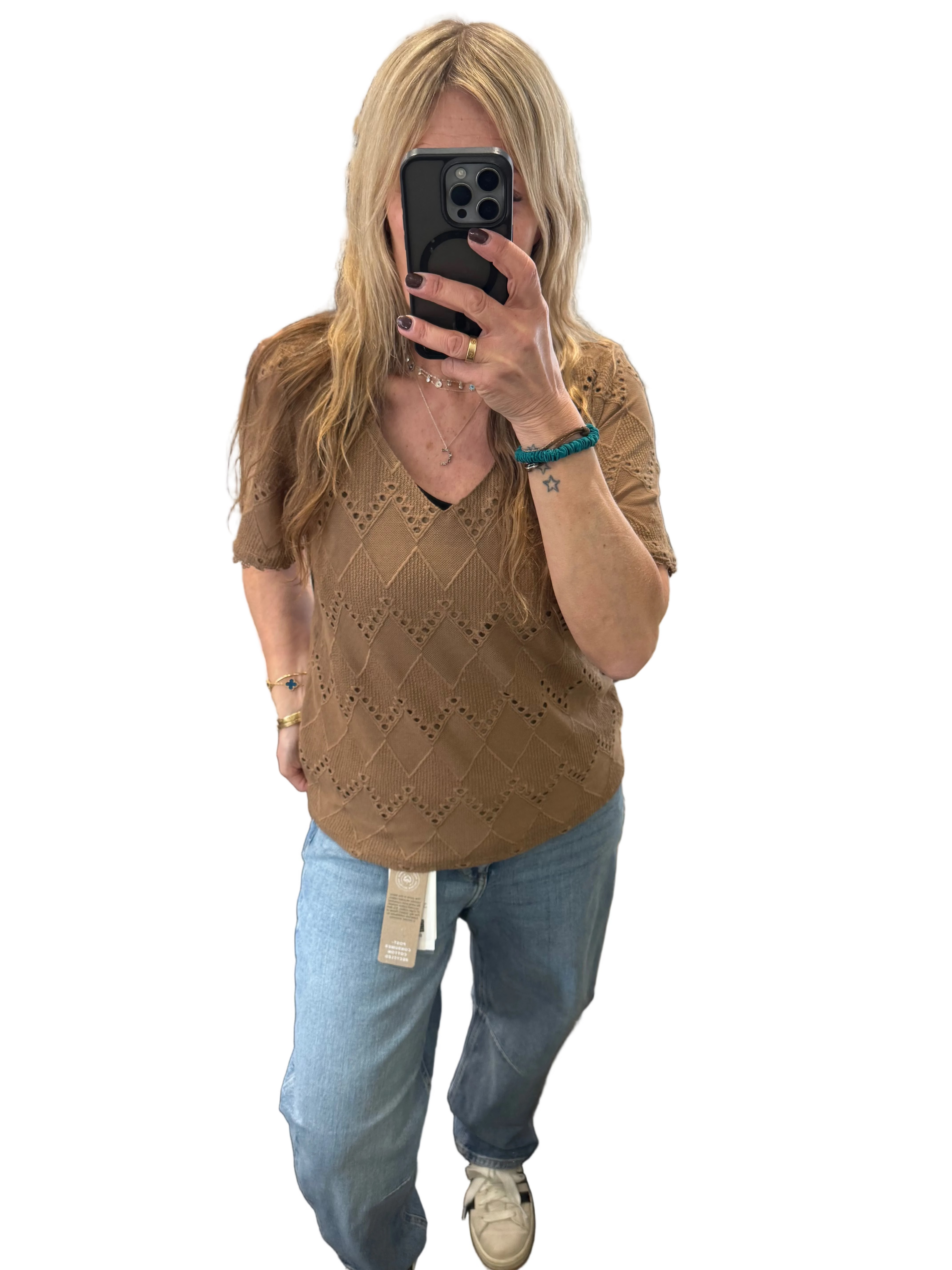 Garcia brown v neck