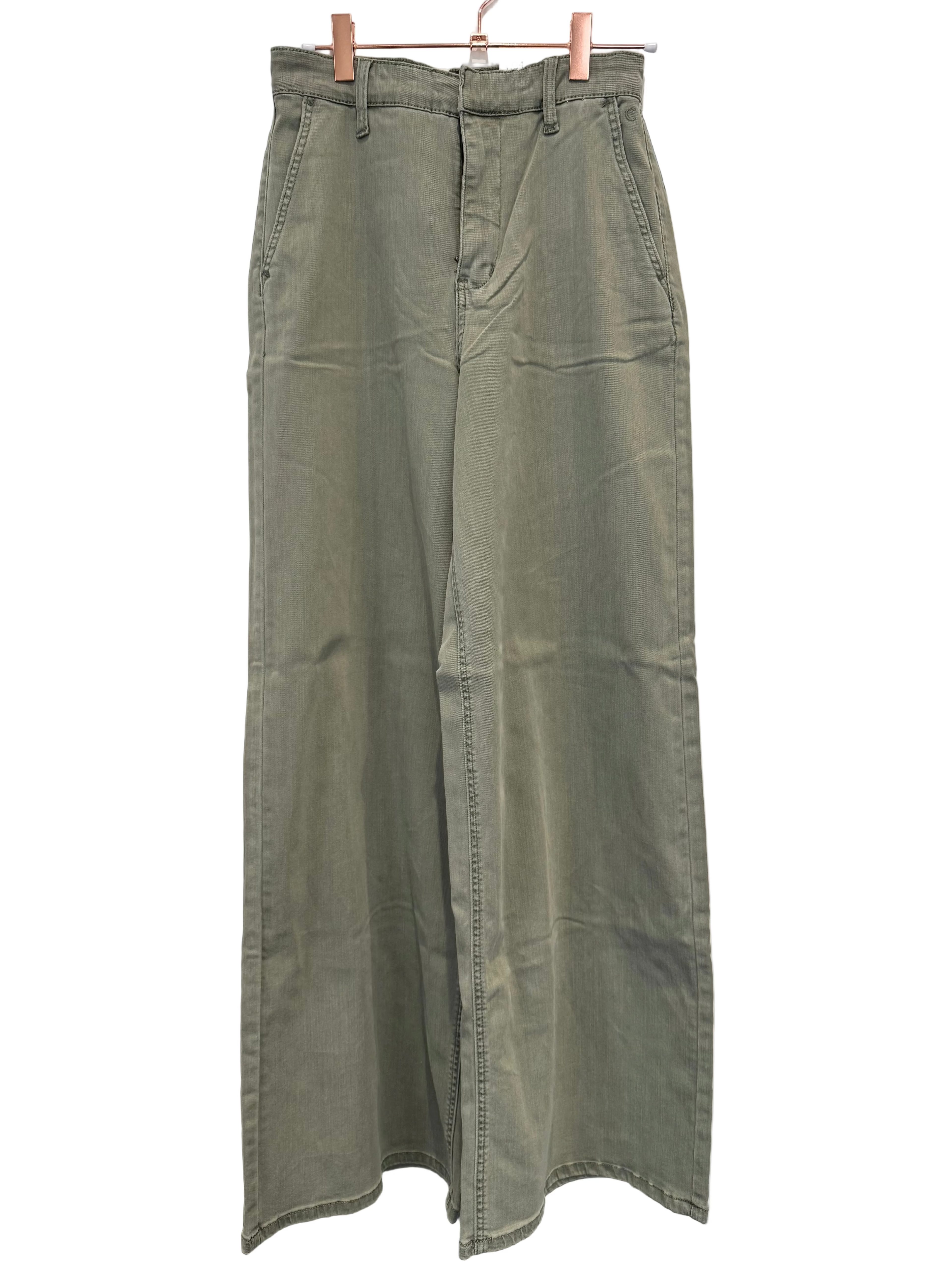 Cream clothing khaki flare