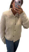 Mbym knitted oatmeal cardigan